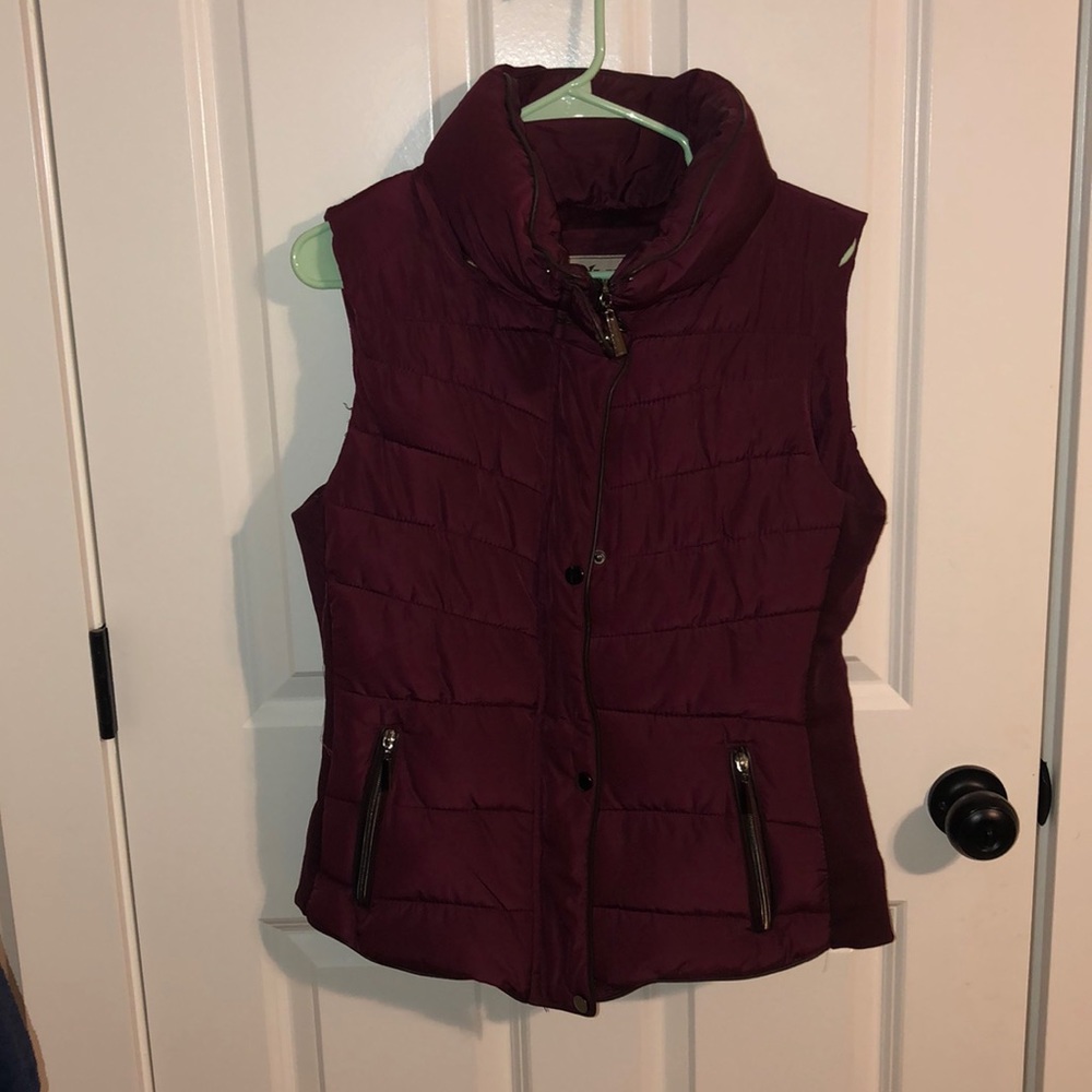 Burgundy Vest